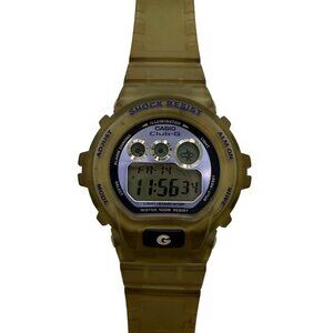 Casio CLUB-G GXS-690 (2625) 43mm Clear Watch Made in Korea Shock Resistant WR10B